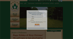 Desktop Screenshot of maplesofballantrae.com